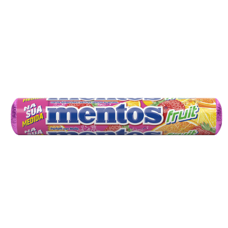 CONFEITO MENTOS FRUIT 26,8G