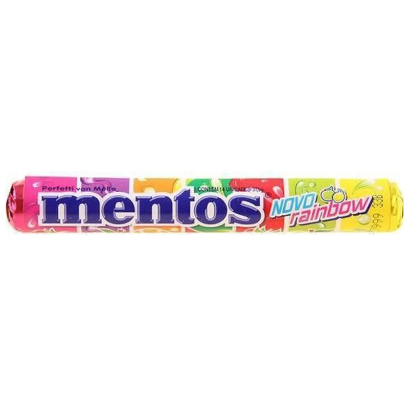 CONFEITO MENTOS 37,5 FRUTAS SORT RAINBOW