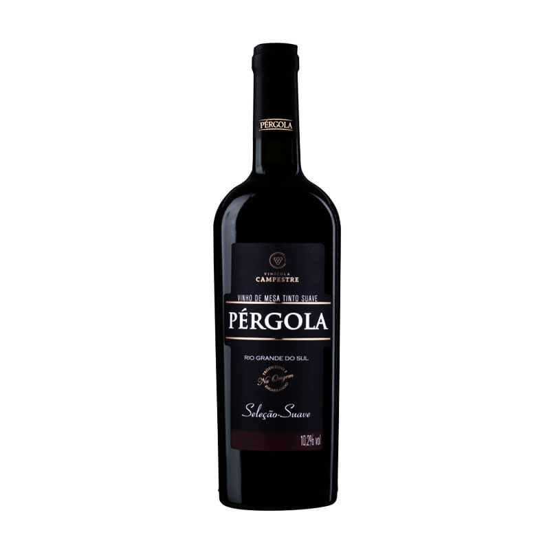Vinho Pérgola Tinto Suave 1L
