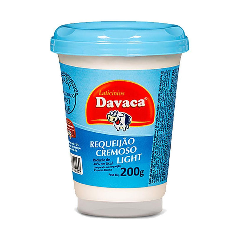 Requeijão Davaca Cremoso Light 200g