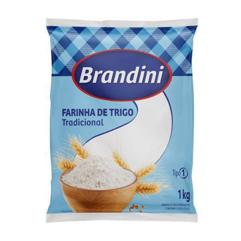 Farinha de Trigo Brandini sem Fermento 1kg