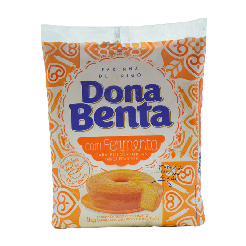 Farinha de Trigo Dona Benta com Fermento 1kg