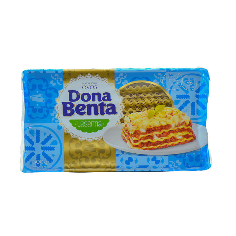 Macarrão Lasanha Dona Benta Ovos 500g