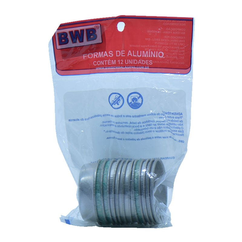 Forma BWB Alumínio Pão de Mel Redonda Nº 2