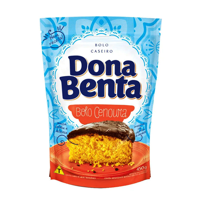 Mistura para Bolo Dona Benta Cenoura 450g 