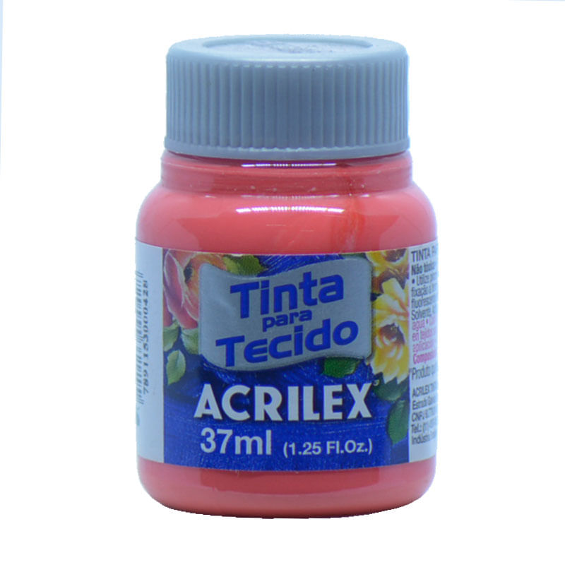 Tinta de Tecido Acrilex Fosca Coral