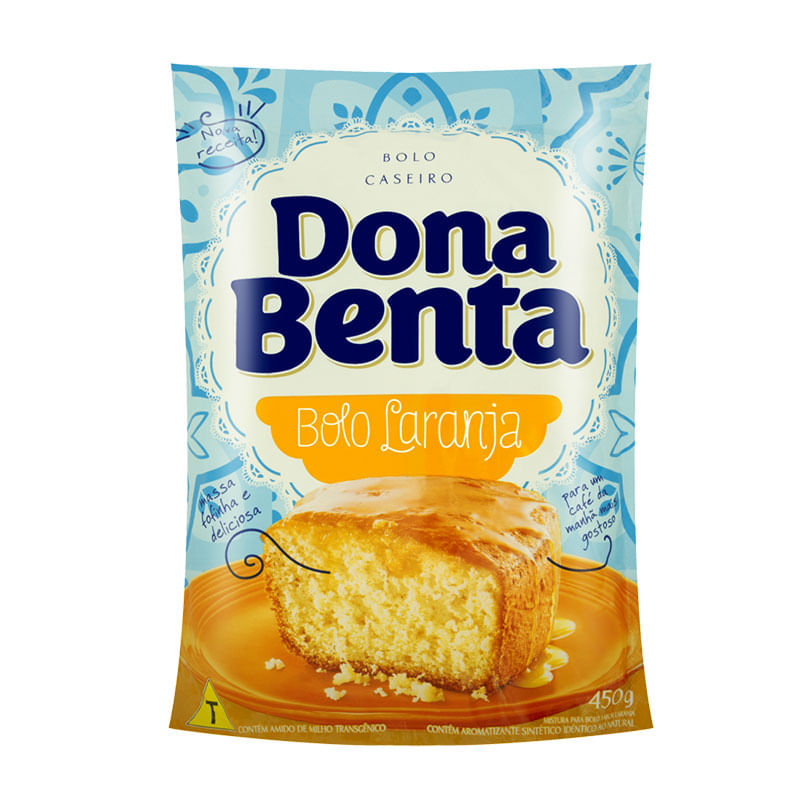 Mistura para Bolo Dona Benta Laranja 450g 