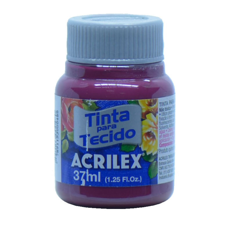 Tinta de Tecido Acrilex Fosca Fucsia