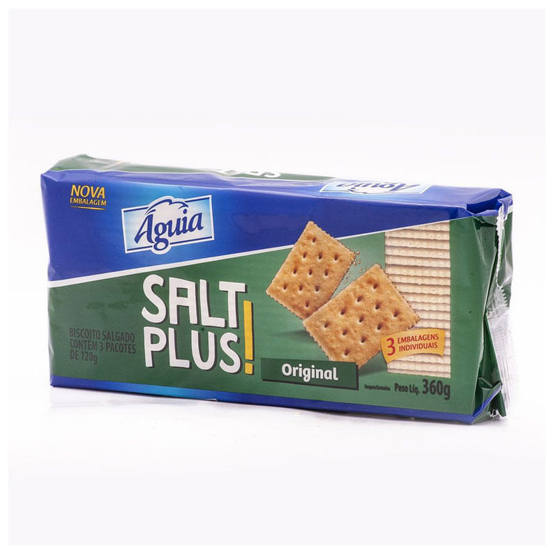 Biscoito Salt Plus Original Aguia 360g 
