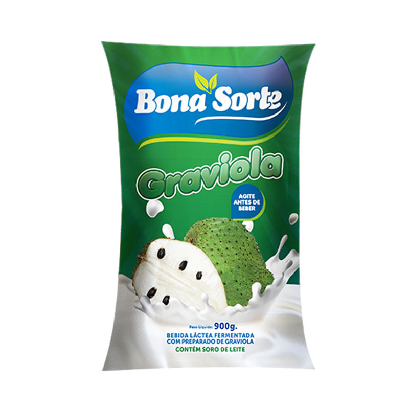 Bebida Láctea Fermentado Bona Sorte Graviola Sachê 900g