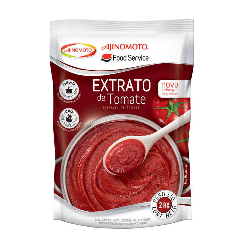 Extrato Tomate Ajinomoto 2kg Food Service