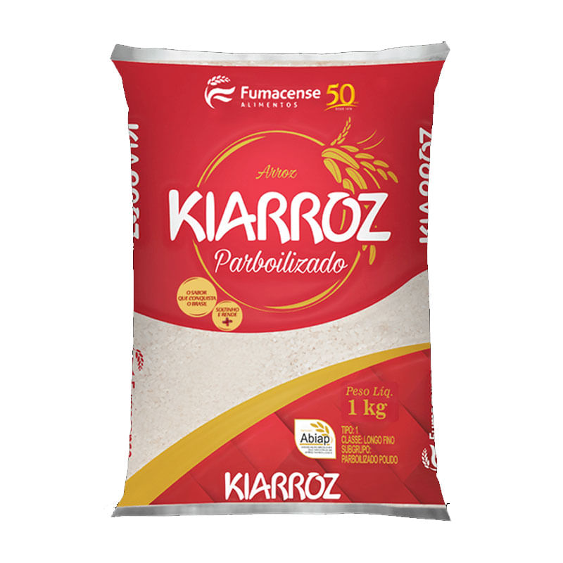 Arroz Kiarroz Parboilizado Tipo 1 1kg