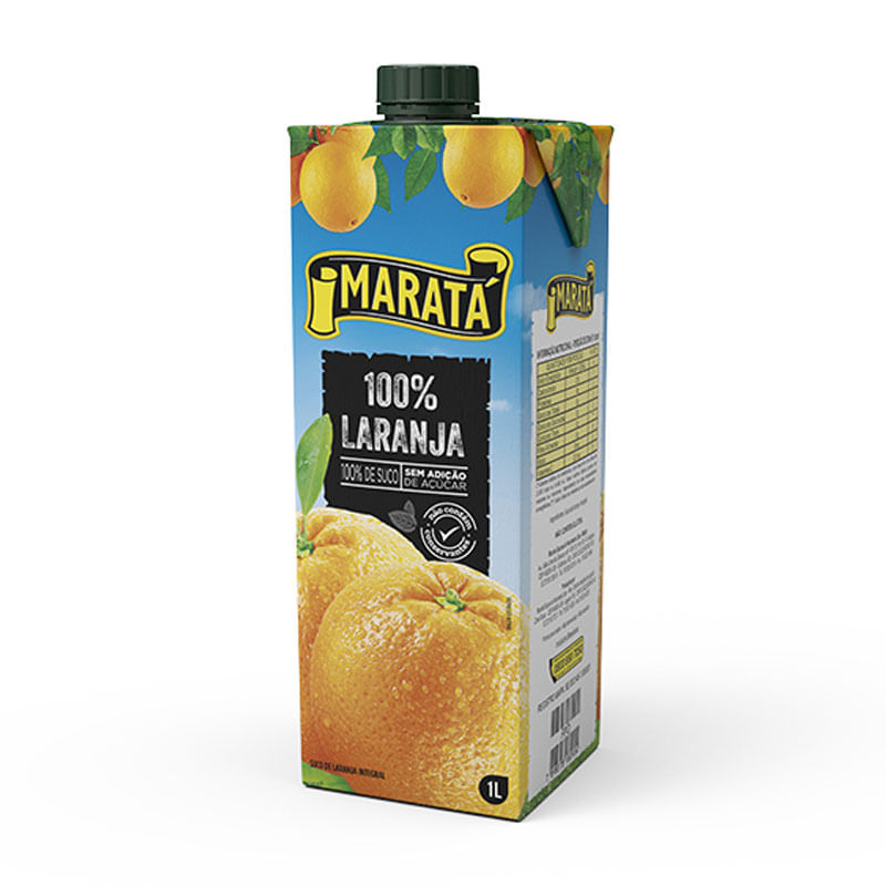 Suco Integral Maratá Laranja 100% 1L