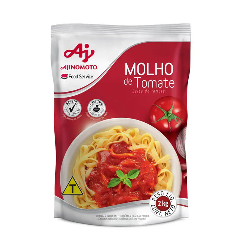 Molho de Tomate Ajinomoto 2kg Food Service