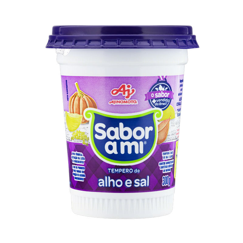 Tempero Sabor Ami 300g Alho/Sal