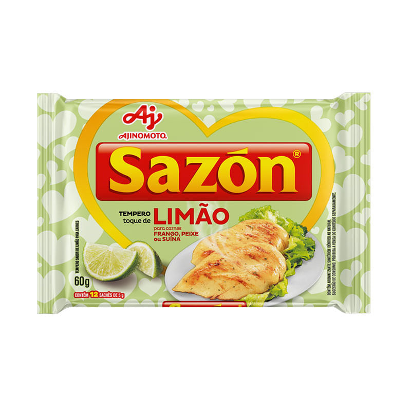 Tempero SazonToque de Limão 60g
