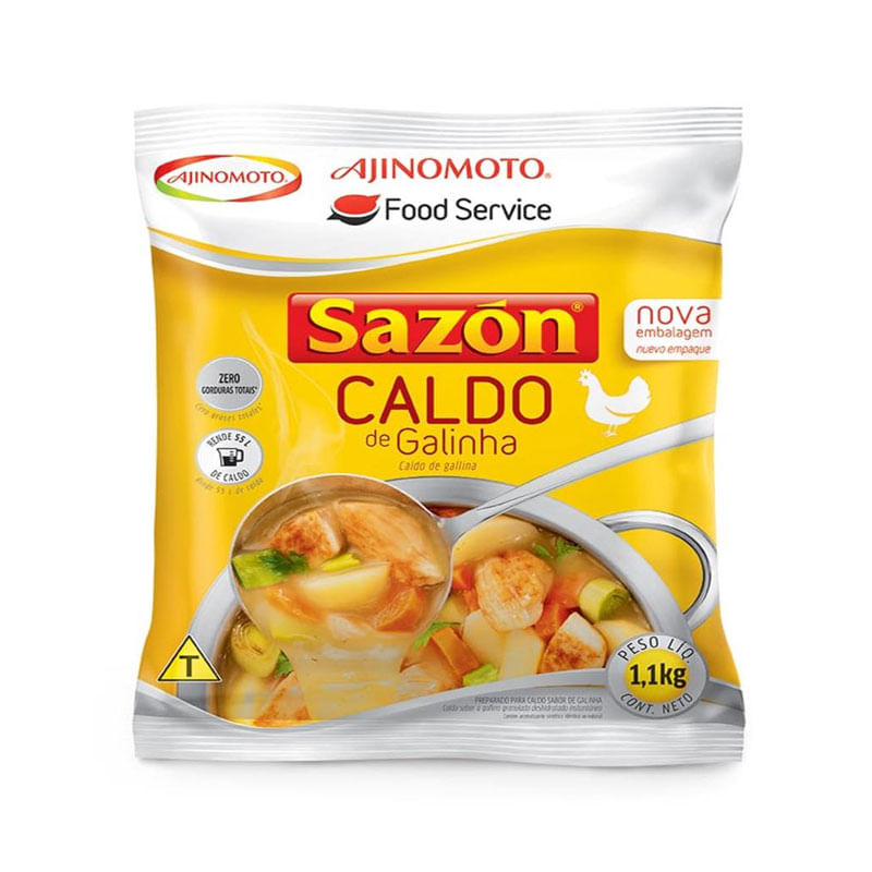 Caldo Sazon Profissional Galinha 1,1kg 