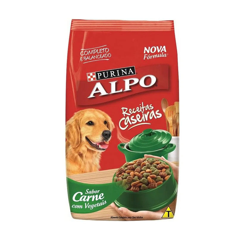 Alpo Receita Caseira Adulto Carne Vegana 1KG