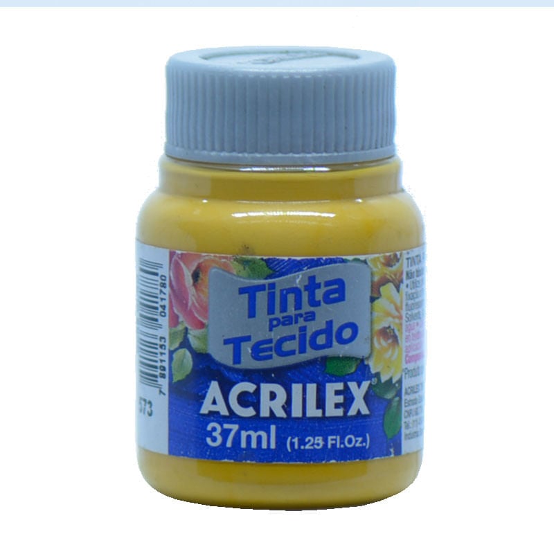 Tinta de Tecido Acrilex Fosca Ouro Ocre