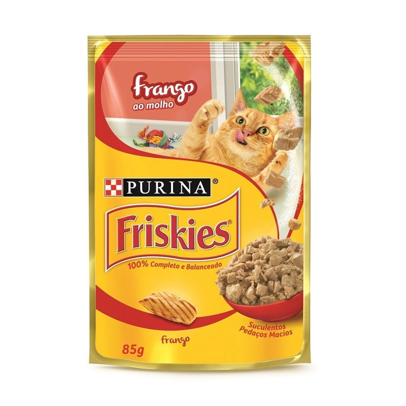 Ração Friskies Adulto Frango ao Molho 85g