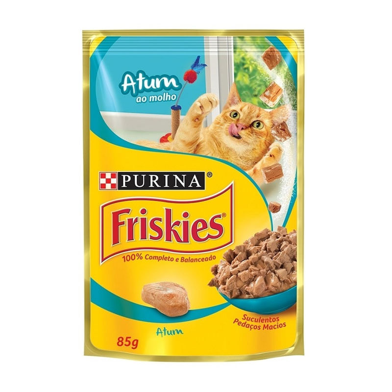 Ração Friskies Atum ao Molho 85g