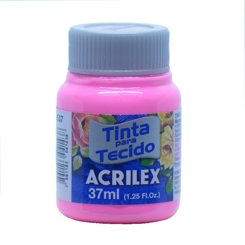 Tinta de Tecido Acrilex Fosca Rosa