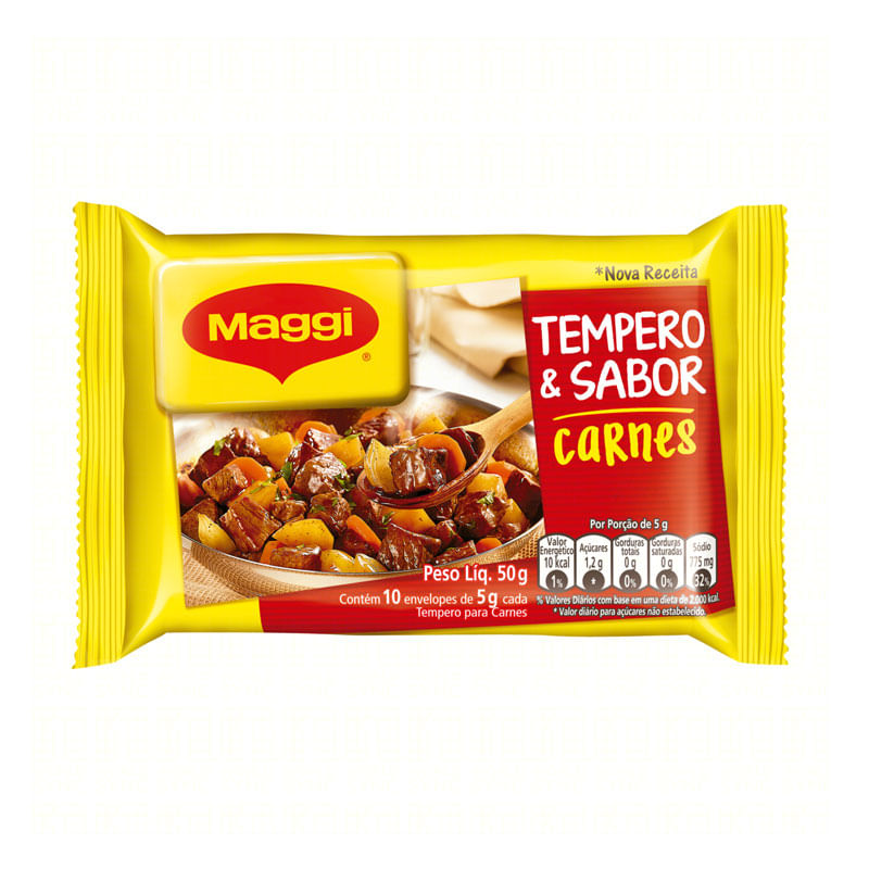 Tempero Maggi Tempero e Sabor Carne 10X5G