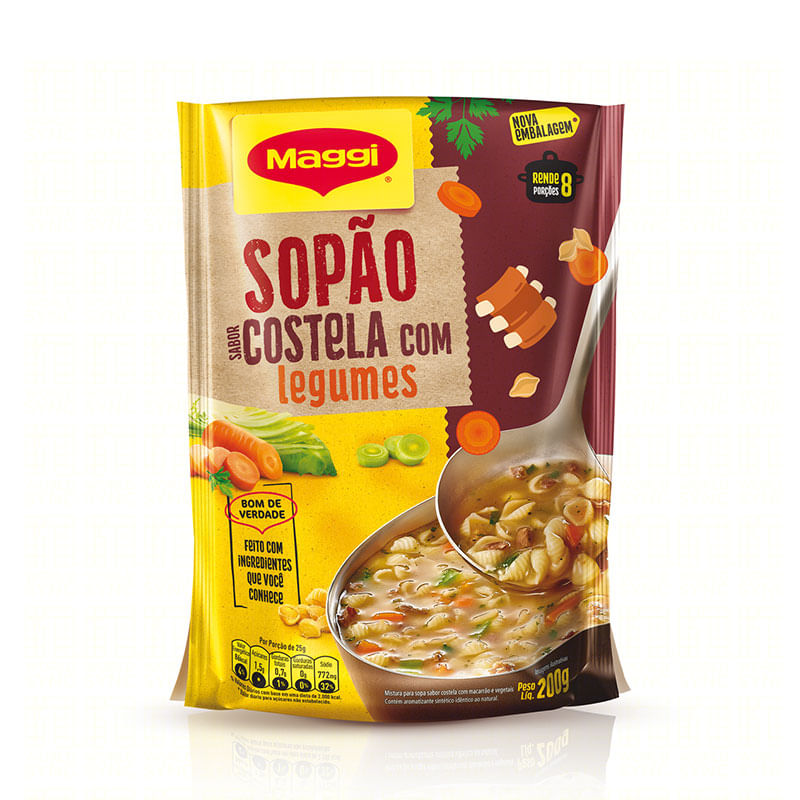 Sopão Maggi 200G Costela com Legumes