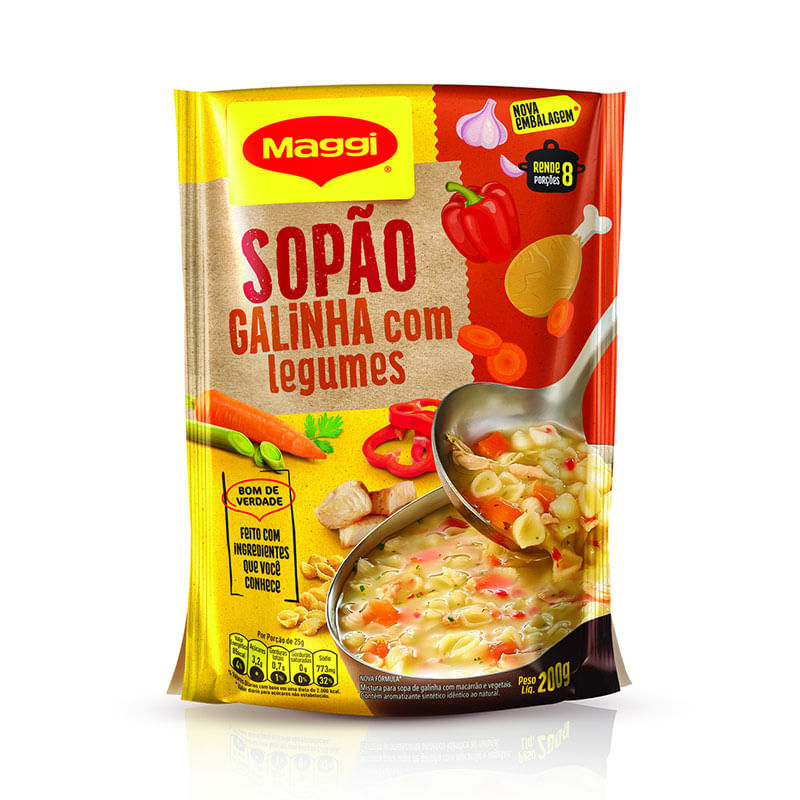 Sopão Maggi 200G Galinha com Legumes