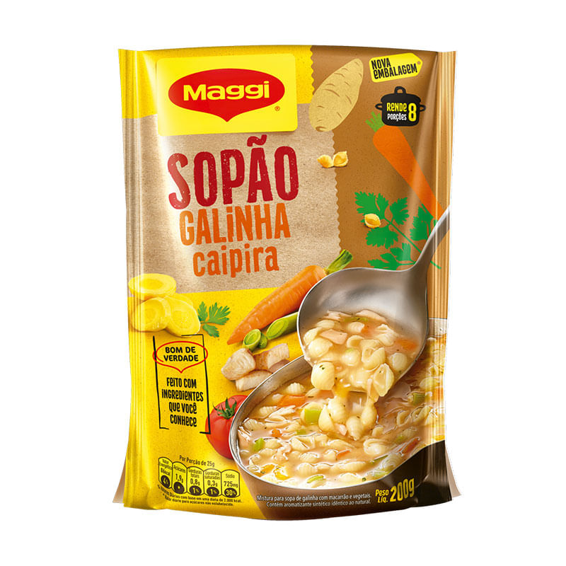 Sopão Maggi 200G Galinha Caipira