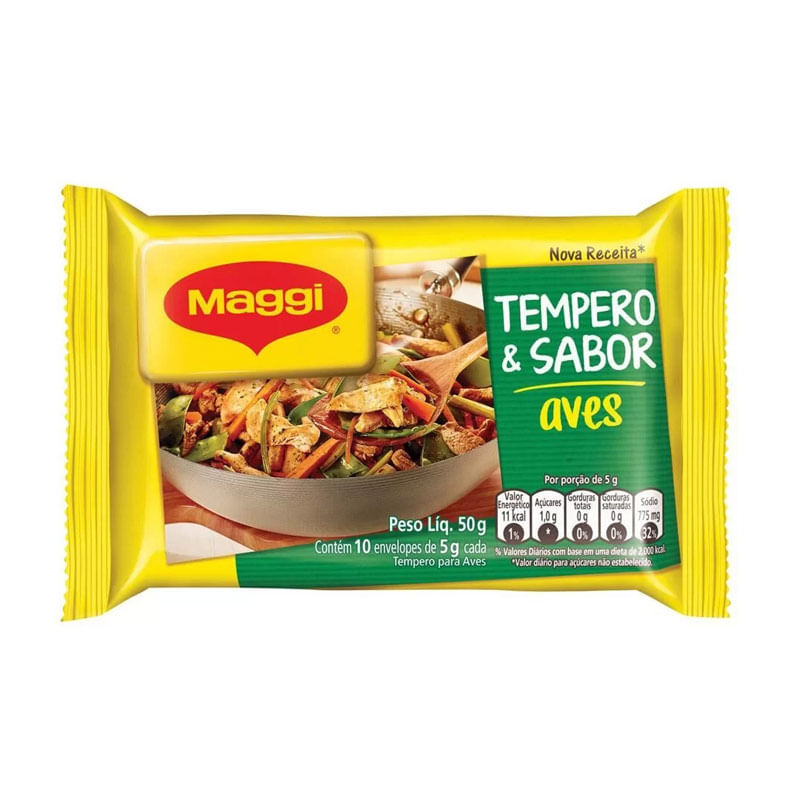 Tempero Maggi Tempero e Sabor Aves 10X5g