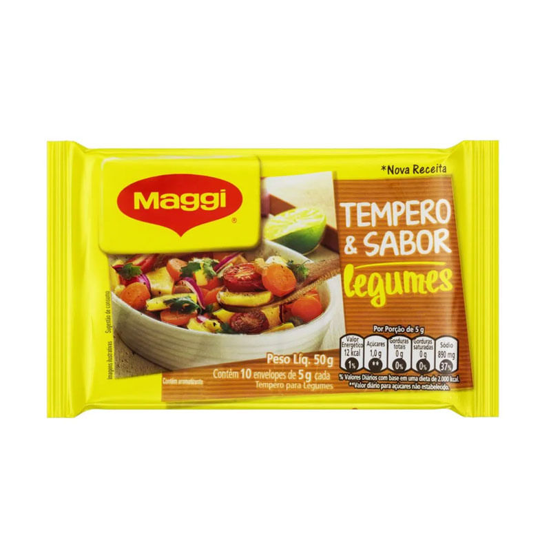 Tempero Maggi Tempero e Sabor Legumes 10X5G