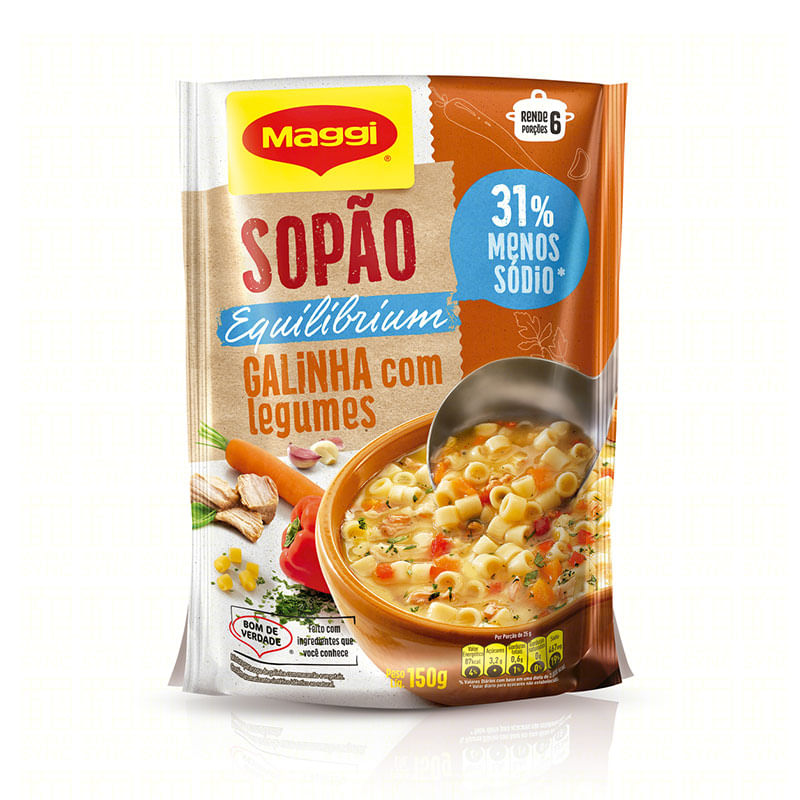Sopão Maggi 150G Galinha Menos Sódio