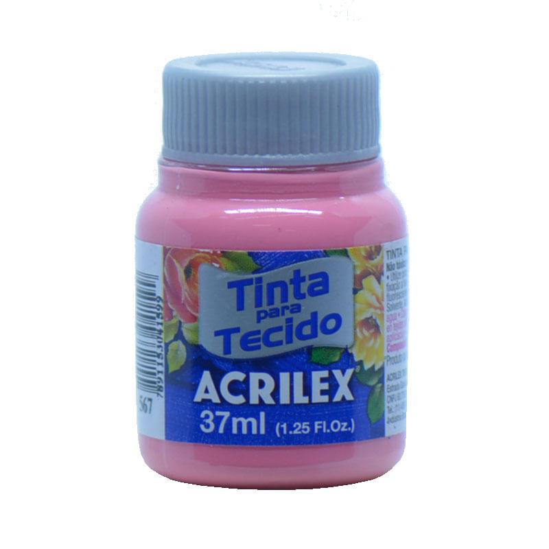 Tinta de Tecido Acrilex Fosca Rosa Chá