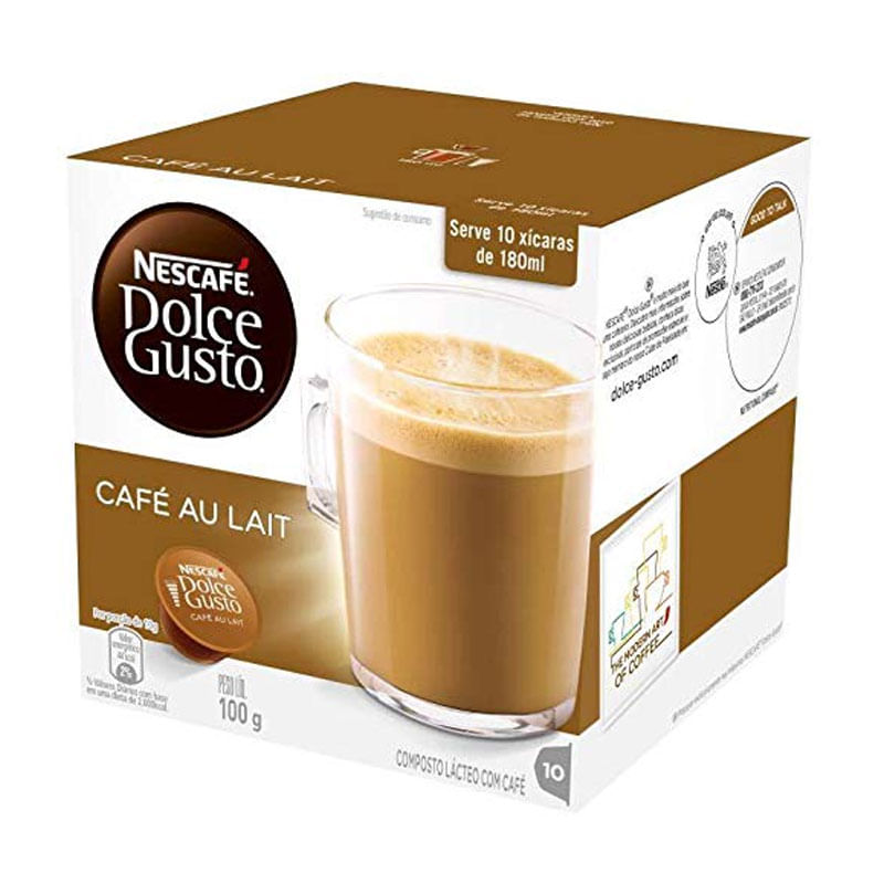 Nescafé Dolce Gusto em Cápsulas Au Lait 10x100g