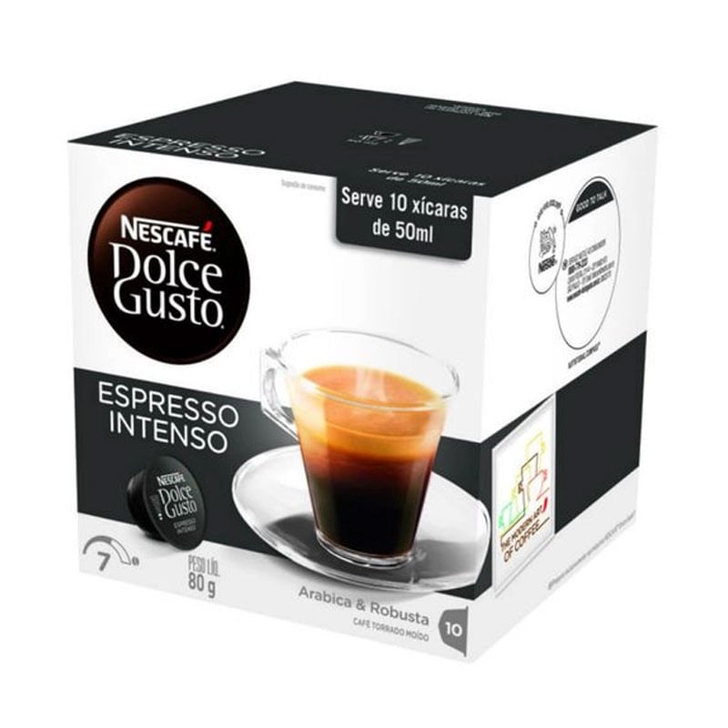 Nescafé Dolce Gusto Espresso Intenso 10 Cápsulas 80g
