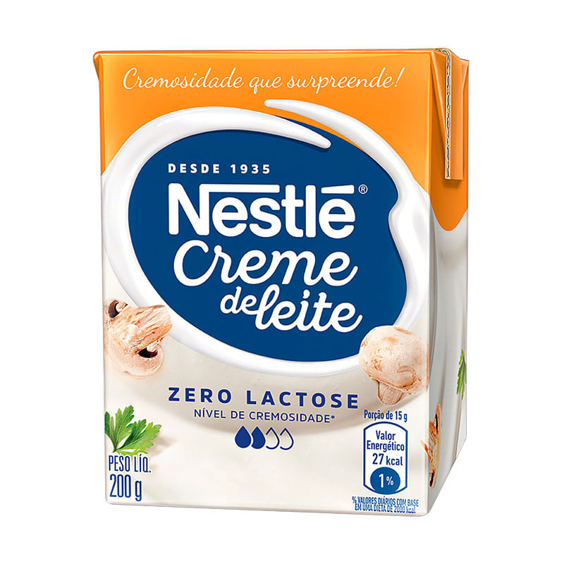 Creme de Leite Nestlé Zero Lactose Leve 200g