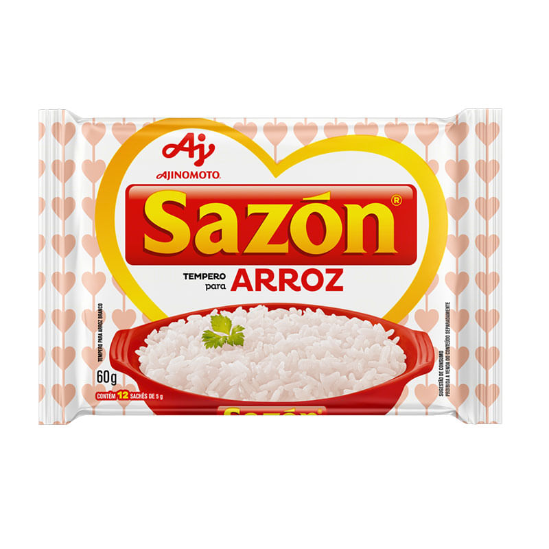 Tempero Sazon para Arroz Branco 60g