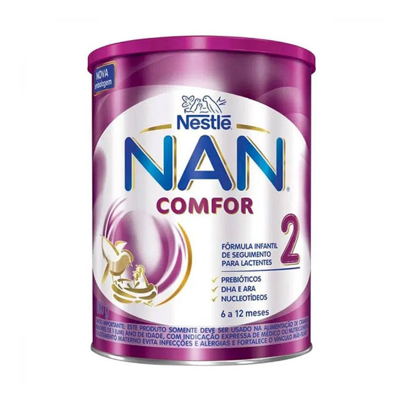 Leite Pó Nan Comfor 2 Fórmula Infantil 800G