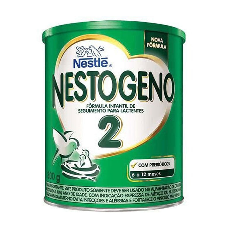 Leite Pó Nestogeno 2 Fórmula Infantil 800g