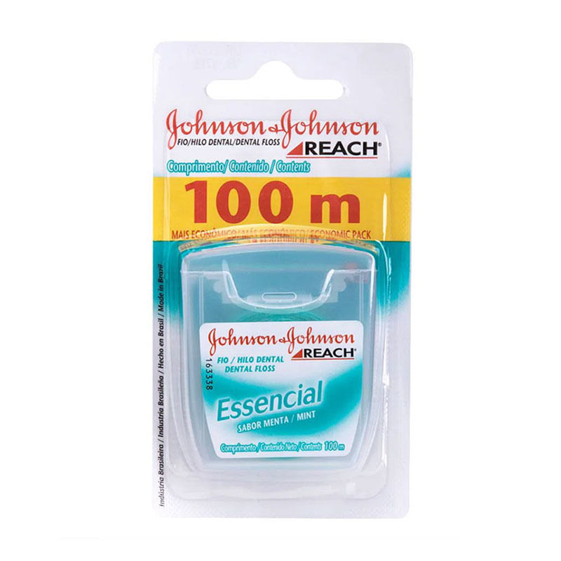 Fio Dental Johnsons Reach Essencial Menta 100mt
