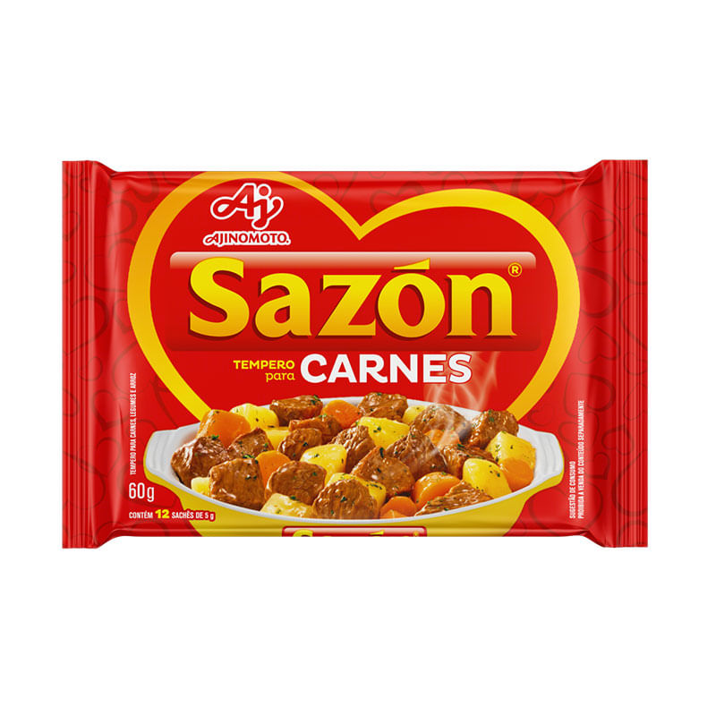 Tempero Sazon Carnes 60g