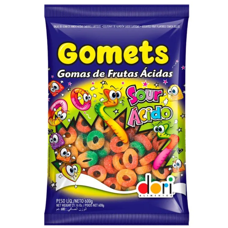 Goma Gomets Anel Ácido 600g