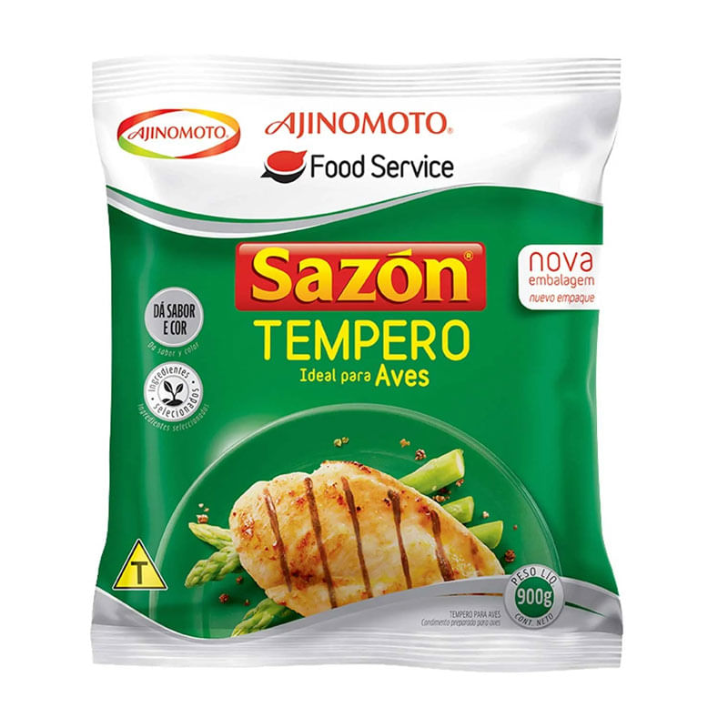 Tempero Sazon Profissional Sachê 900g Verde