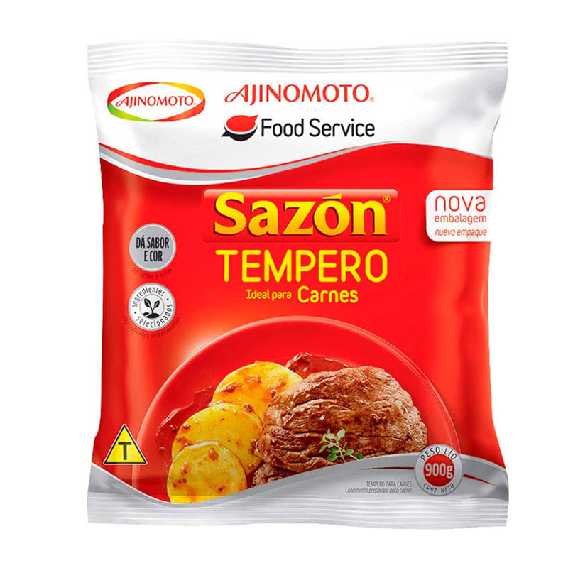 Tempero Sazon Profissional Vermelho 900g 