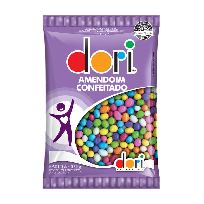 Amendoim Colorido Dori 500g