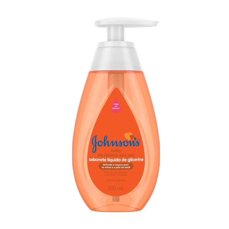 Sabonete Liquido Johnsons 200ml Da Cabeça aos Pés