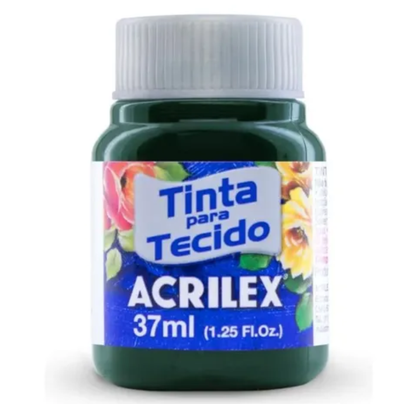 Tinta de Tecido Acrilex Fosca Verde Pantâno