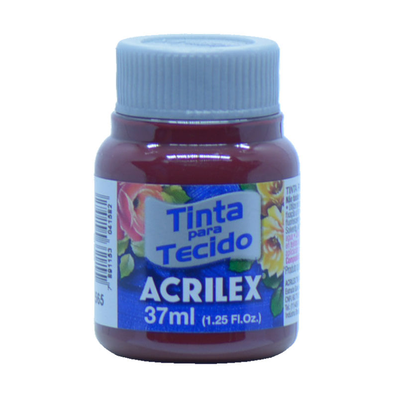 Tinta de Tecido Acrilex Fosca Vinho