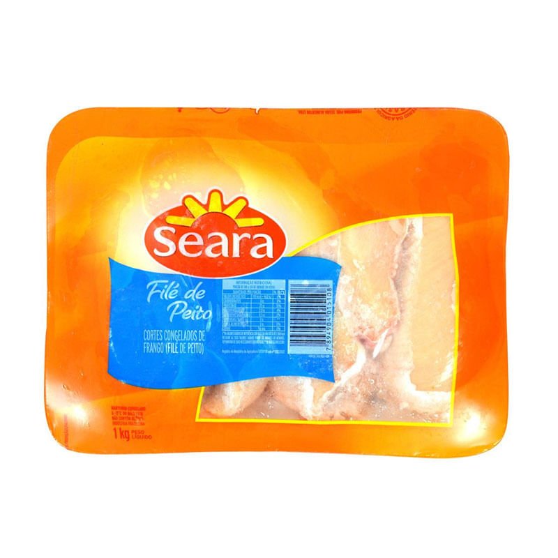 Filé de Peito Congelado Seara 1kg